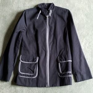 EUC Anne Klein Sz M black/gray jacket